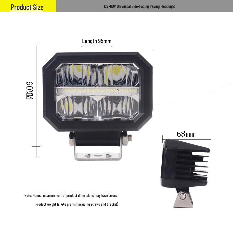 Motorcycle A-Pillar Auxiliary LED Spotlight Kit