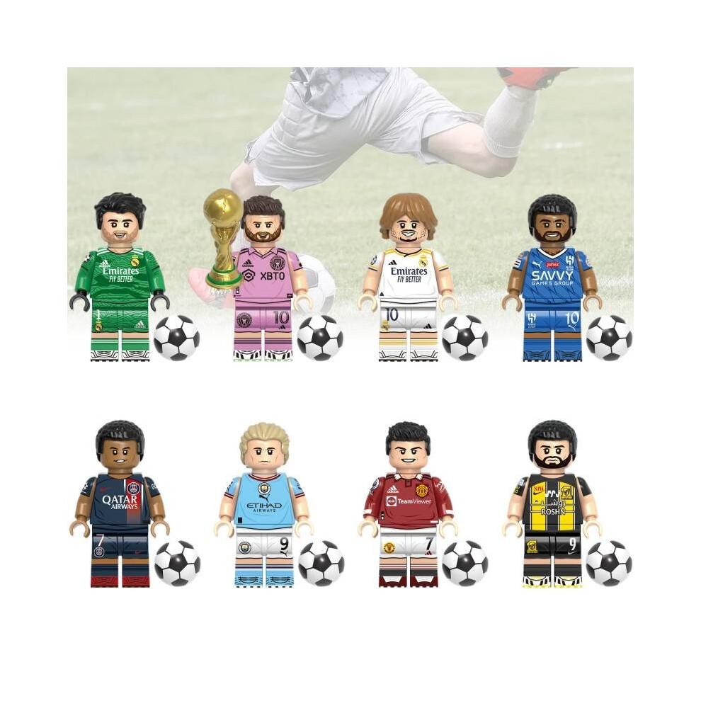 (Haaland)Soccer Super Star Building Block Toy Messi Ronaldo Mini Figure Doll Plastic Abs