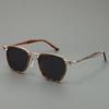 Vintage Square Metal Sunglasses For Men With Uv400 Protection For Outdoor Fishing And Travel