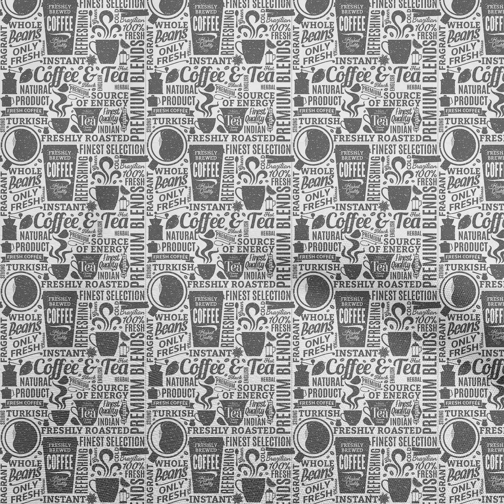 oneOone Cotton Flex Black Fabric Nostalgia Coffee Sewing Fabric By The Yard Printed Diy Clothing Sewing Supplies 40 Inch