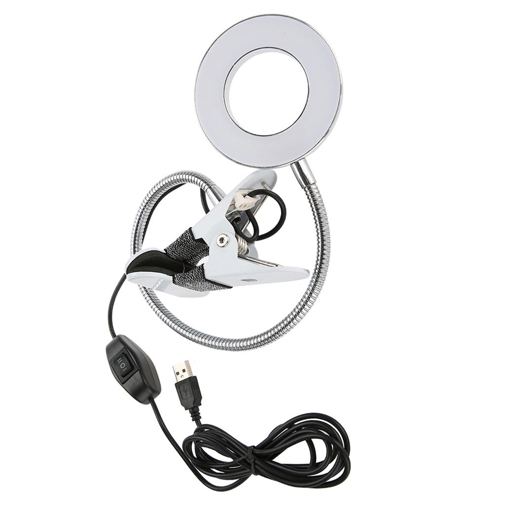 USB Makeup LED Lamp Beauty Table Lamp with Clamp Flexible Gooseneck Makeup Desk Light