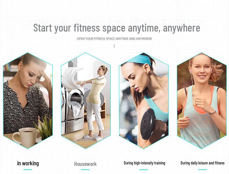 EMS Smart Abdominal Muscle Trainer and Massager - Waist Belt Fitness Device