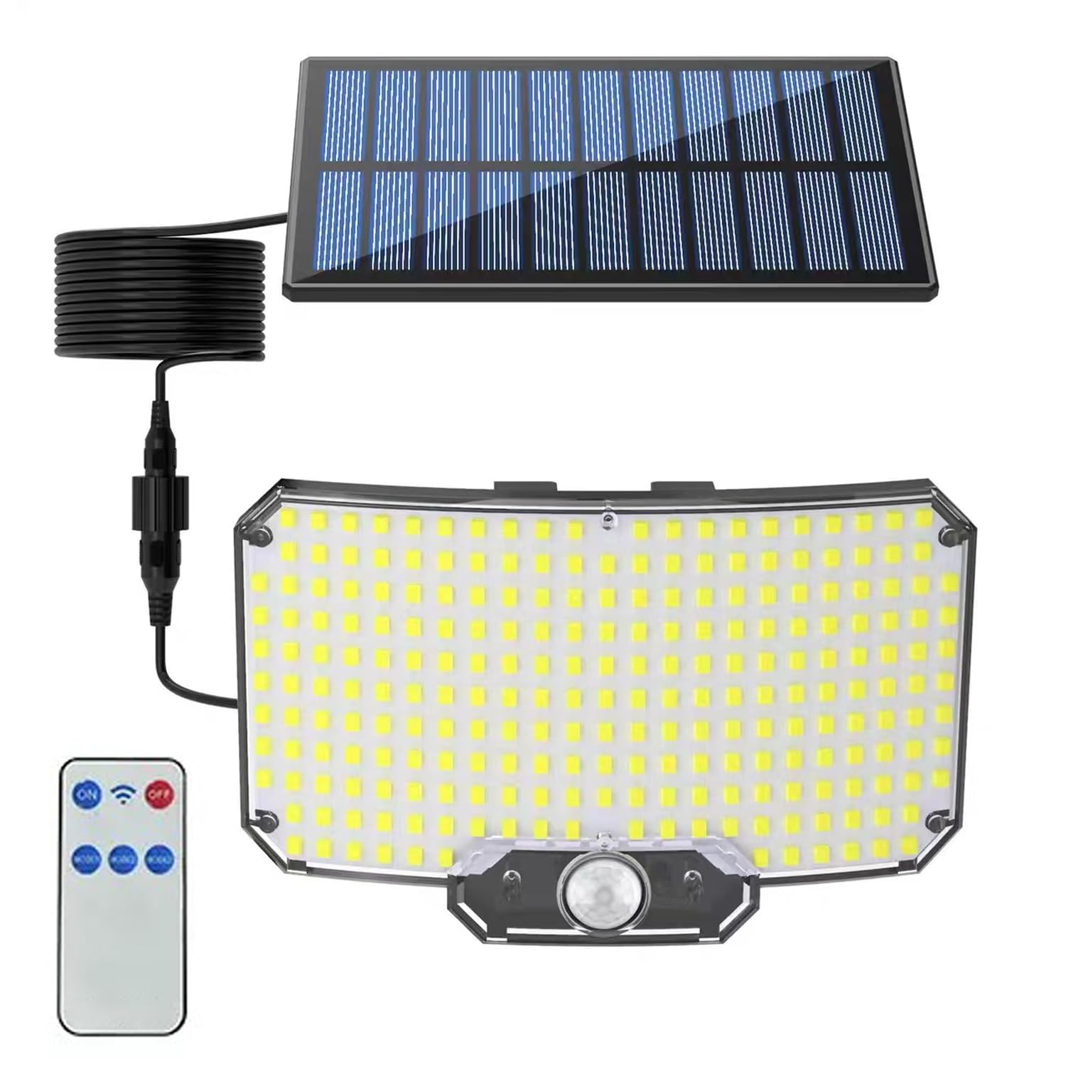 

Solar Light, Outdoor, Waterproof, Motion Sensor Light, Security, Garden, LED, IP65 Waterproof, Wall-Mounted, Bright, Solar-Powered, Separate or