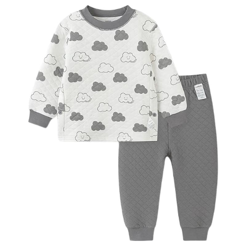 Balabala Kids  Padded Thermal Underwear Set 140