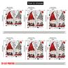 2pcs,2D Plane Printing Creative Curtains ValentineGnomes Versatile Durable Polyester (without Rod) Decorations Inside Perfect
