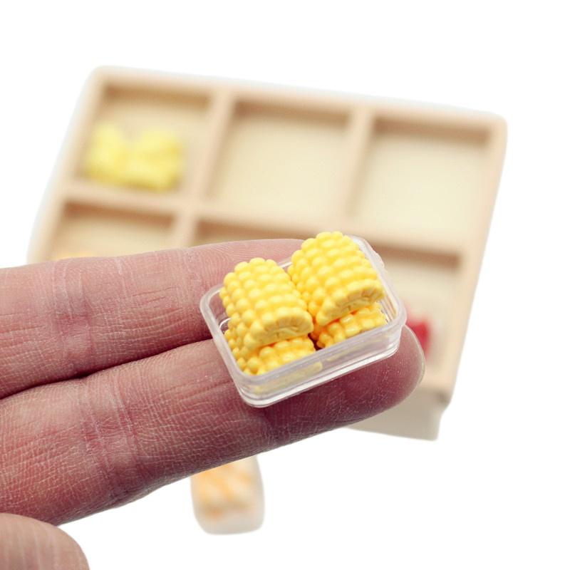 

5 Boxes/Pack 1:12 Dollhouse Simulation Food Boxed Hot Pot BBQ Barbecue Ingredients Model Dolls House Kitchen Miniature Decor