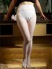 Sexy Women 8D 912Pin Oil Glossy Shiny Pantyhose Push Up High Waist Elastic Maid Tights Yoga Shappin Open Crotch Stockings