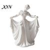 Retro Artistic Decoration 3D Printed Dancer Figurine, Elegant Dance Girl Statue with Flowing Dress, Aesthetic PLA Art Vintage Style Home Decor