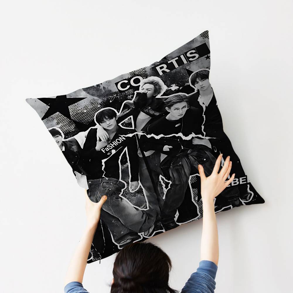 Kpop Music C-CORTIS Personalized Pillow Dust Cover Bedroom Kids Party Decoration Pillowcase Birthday Children Gift