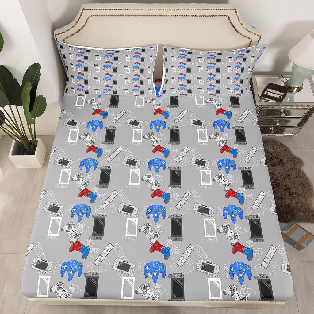 Waldtier-Muster Bettmütze Dreiteilig Digitaldruck Bettwäsche Bettmütze Dreiteiliges Set Kinder Und Erwachsene