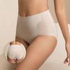 Women's Ultra-thin Ice Silk Seamless Cotton Crotch High Waist Tummy Control Pants To Reduce Belly Plus Size Briefs Thin Underwear