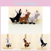 Adorable Plush Donkey Keychain Cute Soft Toy Charm With Pp Cotton Filling
