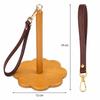 Wooden Yarn Holder Detachable Strap Knitting Accessories Portable Yarn Spool Holder  DIY Sewing Use