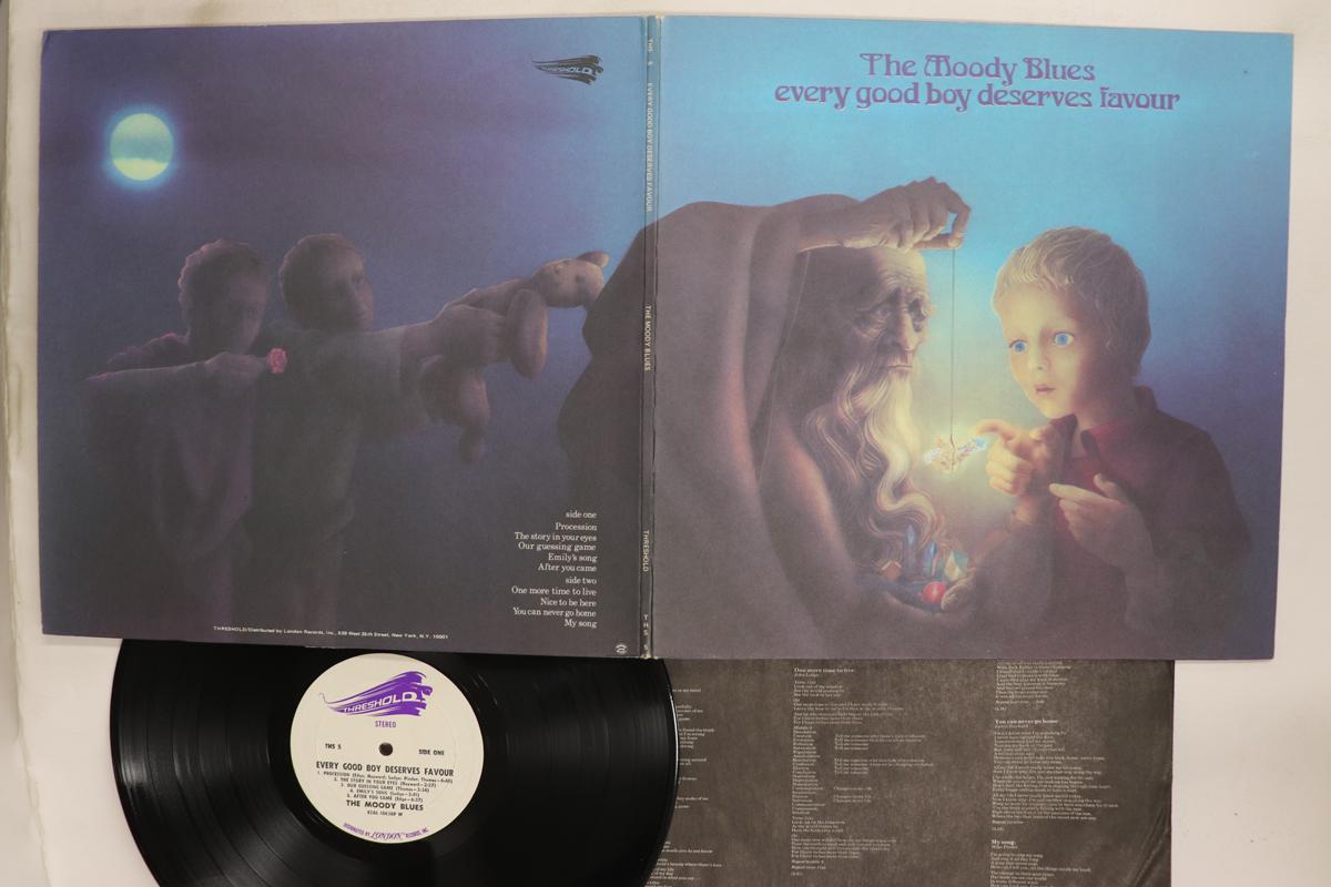Виниловая пластинка MOODY BLUES Every Good Boy Deserves Favour THS5 THRESHOLD 1971 США Рок Б/у