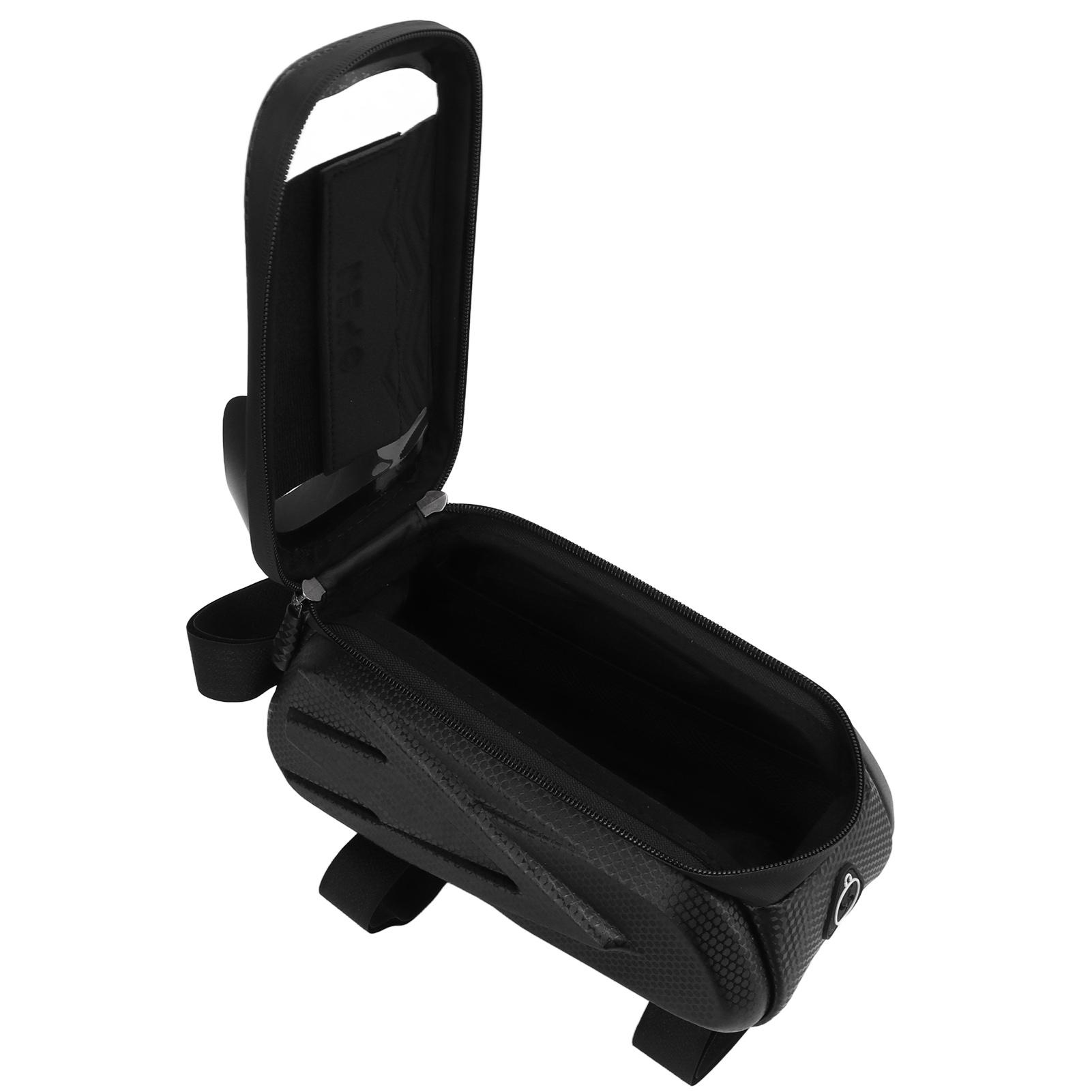 

Сумка на переднюю раму велосипеда, жесткая, для телефона, водонепроницаемая, с сенсорным экраном, для горного и шоссейного велосипеда