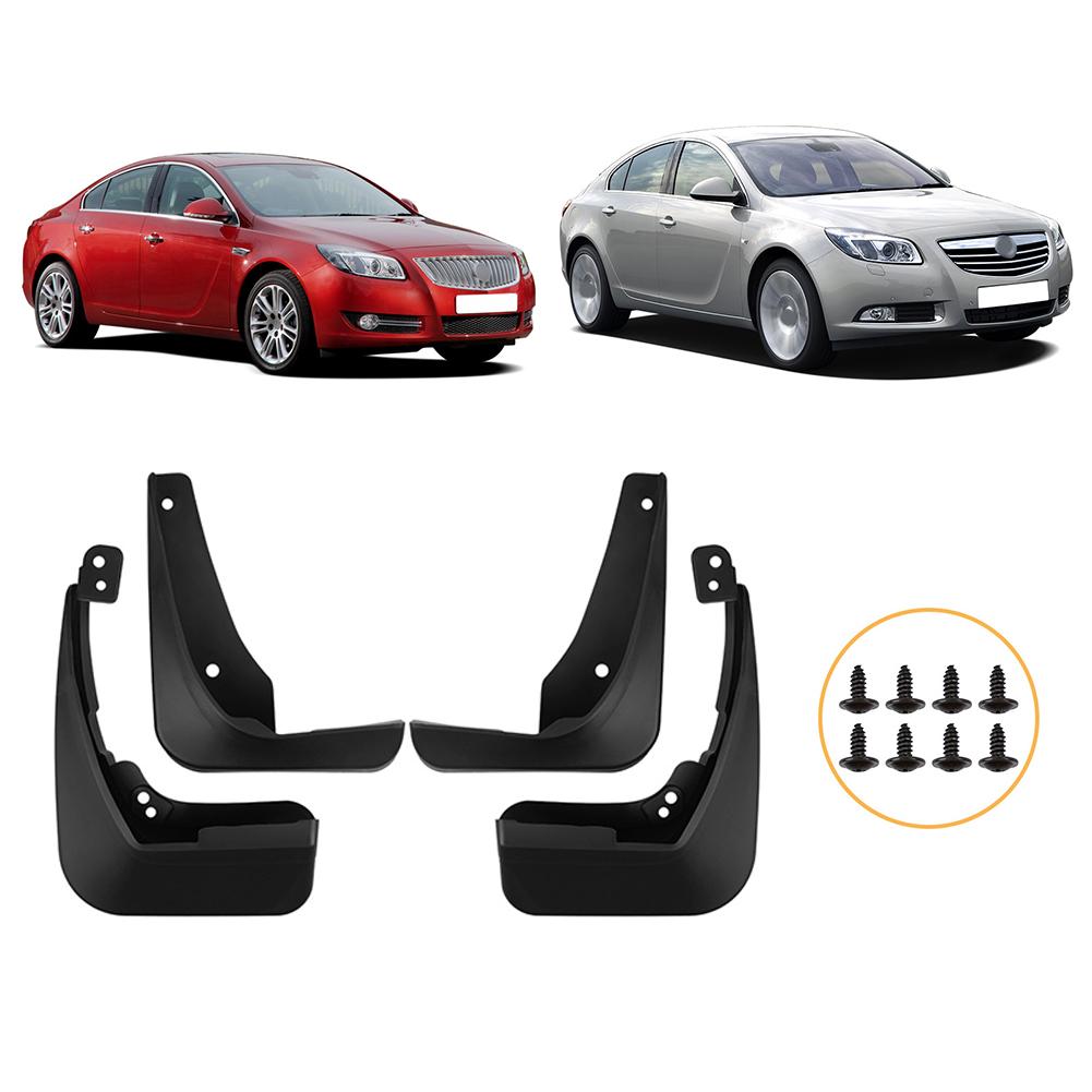 Mudguards Splash Guards for Vauxhall For Insignia 2009-2016 and For Regal 2009-2016 ABS Mud Flaps Set of 4 for Car Wheels