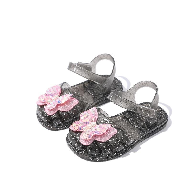 Fashion Kid Shoes New Summer Versatile Girl Sandal Crystal Princess Breathable Kid Sandals Sweet Soft Sole Comfort Jelly Shoe