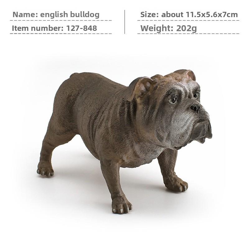 Realistic French Bulldog Pvc Collectible Model For Home Decor And Dog Enthusiasts