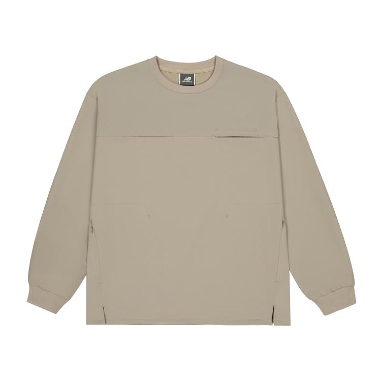 New Balance Sweatshirt Men s Brown AMT55000-DOK L 175