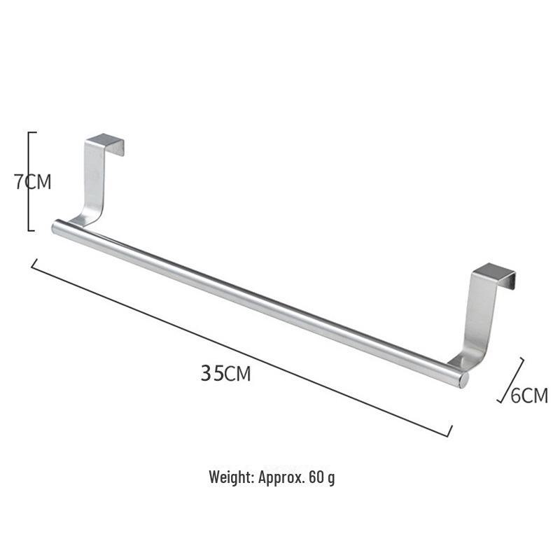 

Вешалка для полотенец из нержавеющей стали без перфорации для дверец кухонных шкафов
