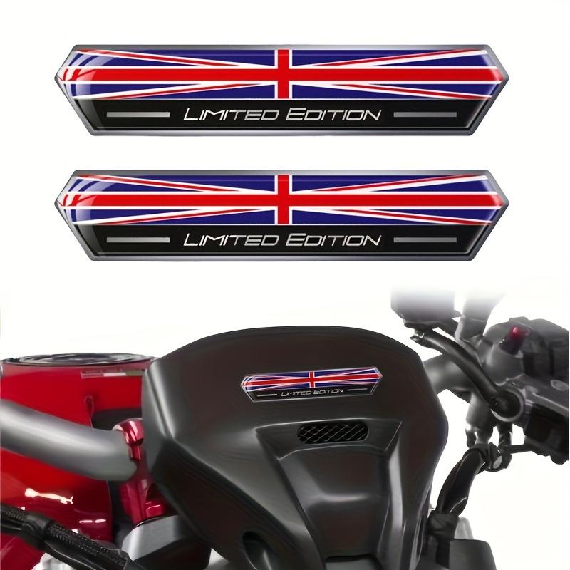 2pcs Britain England UK GB Stickers Decals Emblem Motorcycle National England UK GB Great Britain United Kingdom Union Flag