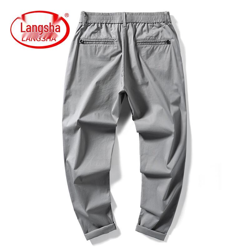 LangSha Men s Slim Fit Summer Casual Trousers 34