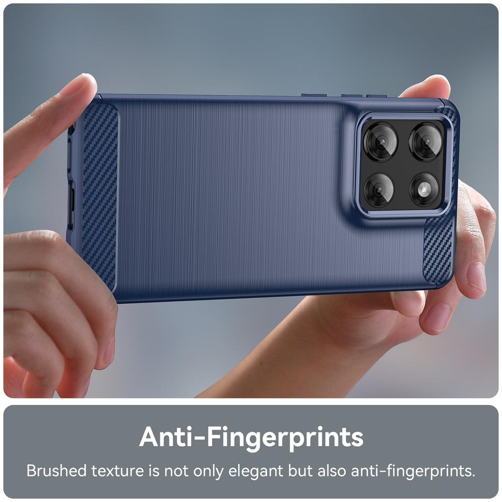 For Motorola Moto G Stylus 5G (2025) Case Protective Phone Cover Carbon Fiber Texture Brushed