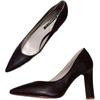 Shoes for Women 2024 Stilito Ladies Summer Footwear Square Heels Office Super High Heel Black Pointed Toe Y2k Quick Delivery 39