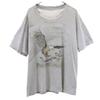 OLD 90s Double-sided Printing Short Sleeve T-shirt Gray Men's Used