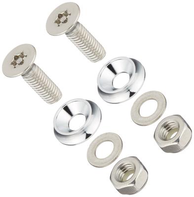 C.F.POSH 200376 License Plate Bolt & Nut Plated