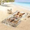 Hamster and Rat Print Beach Towel, Large Soft Quick Dry Towel for Beach Camping Swimming