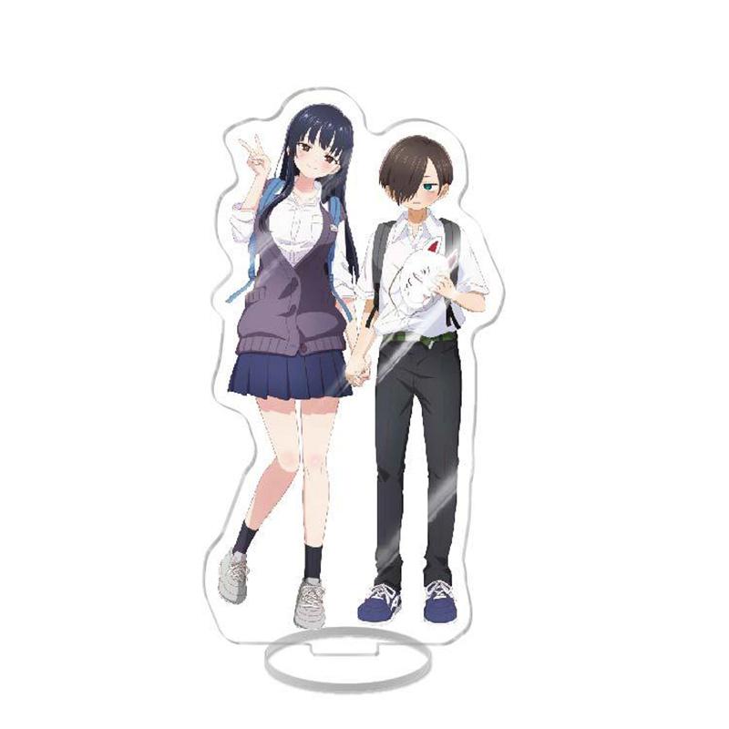 Anime The Dangers In My Heart Acrylic Stand Kyotaro Ichikawa Anna Yamada Action Figures Desk Model Plate Toys Room Decorations