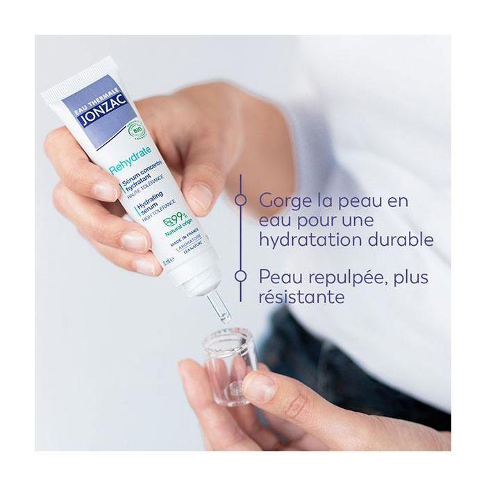 Sérum Jonzac Rehydrate+ - EAU THERMALE JONZAC - 30ml - Repulpe Et Lisse - Hypoallergénique