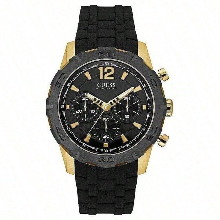 Guess Men's The Quartz Watch Features A Stainless Steel Case W0864g3