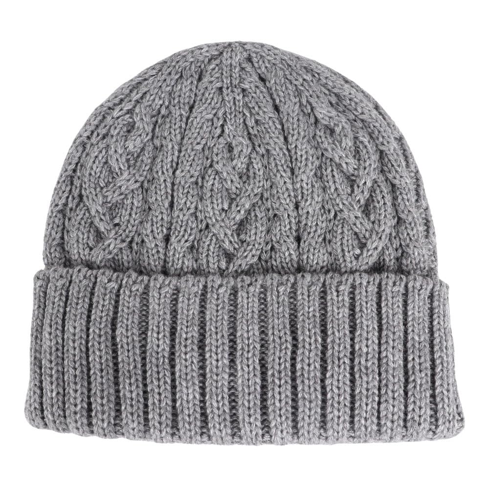 The North Face Cable Unisex Knit Cold Mixed Free Size Beanie, Cap, Weather, Gray,