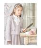 School entrance elementary school Vanessa set of jacket blouse ribbon 120cm [Arisana] ceremony, girl's suit, children's clothing, formal, (3-piece +