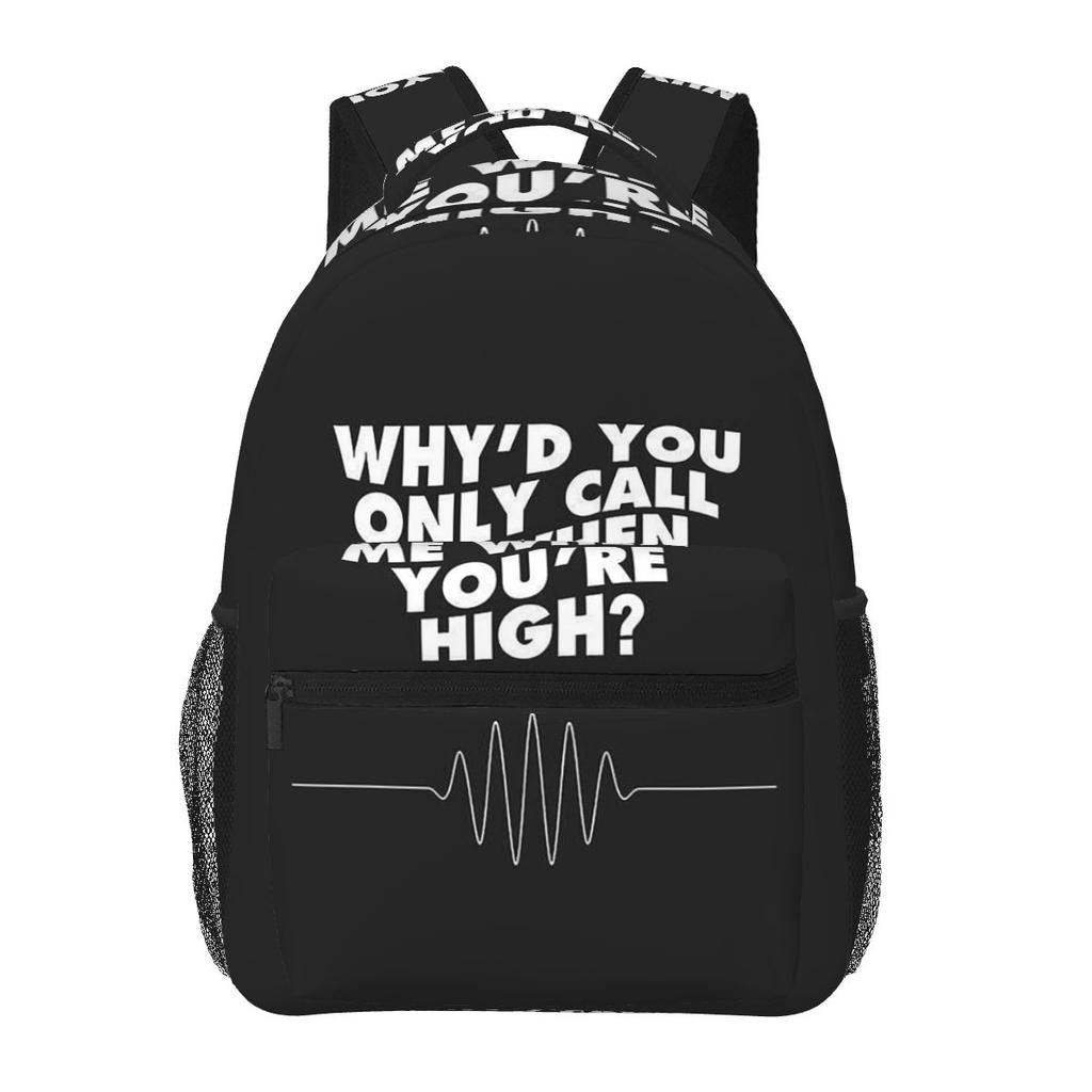 Retro Rock Arctic Monkeys Music Album Graphic Backpack Student Boys Girls BookBag Children School Bag Shoulder Bag for Men Women