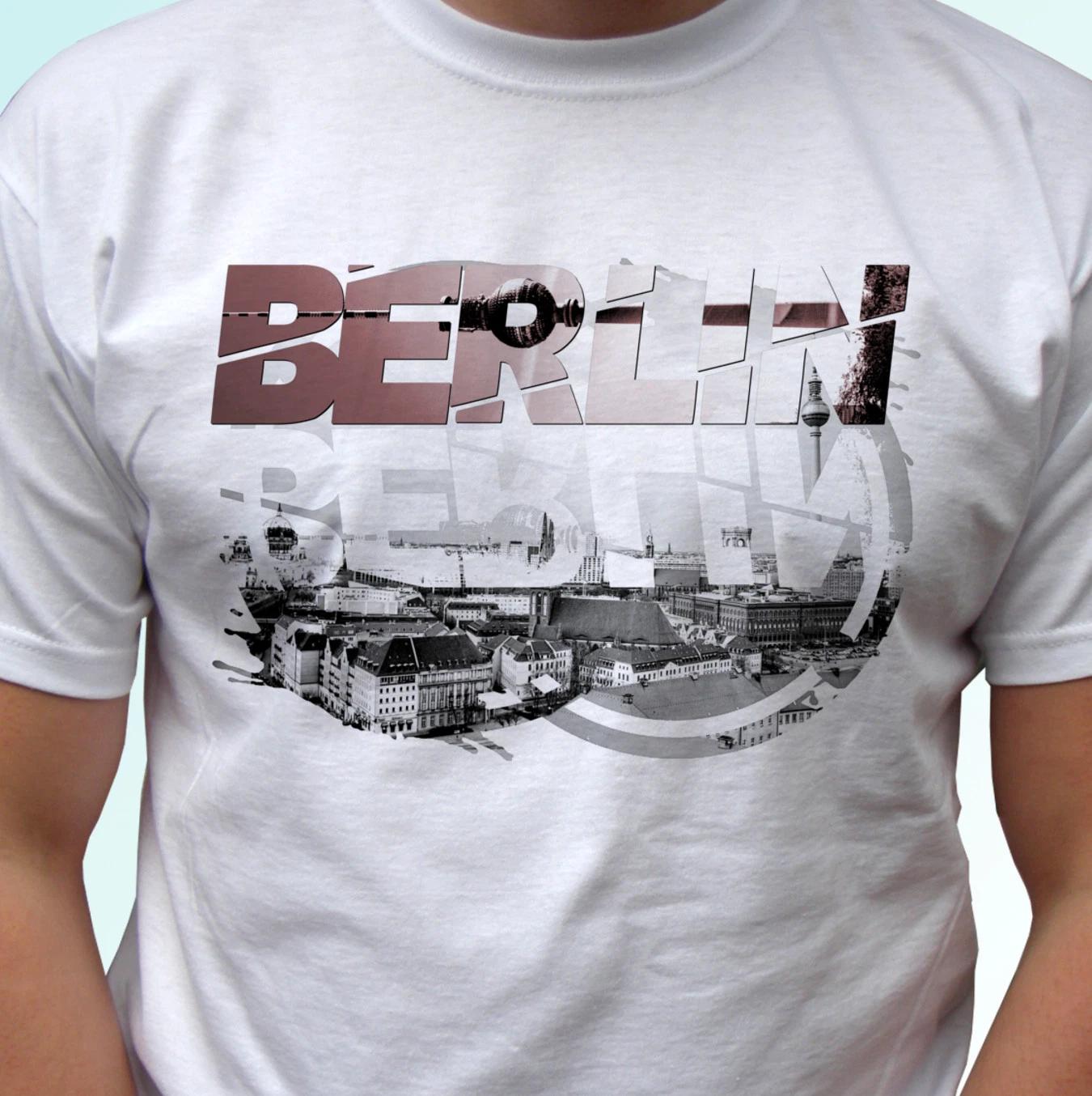 

Berlin white kids boys T-Shirt top Germany tee design - s s kids baby sizes 160