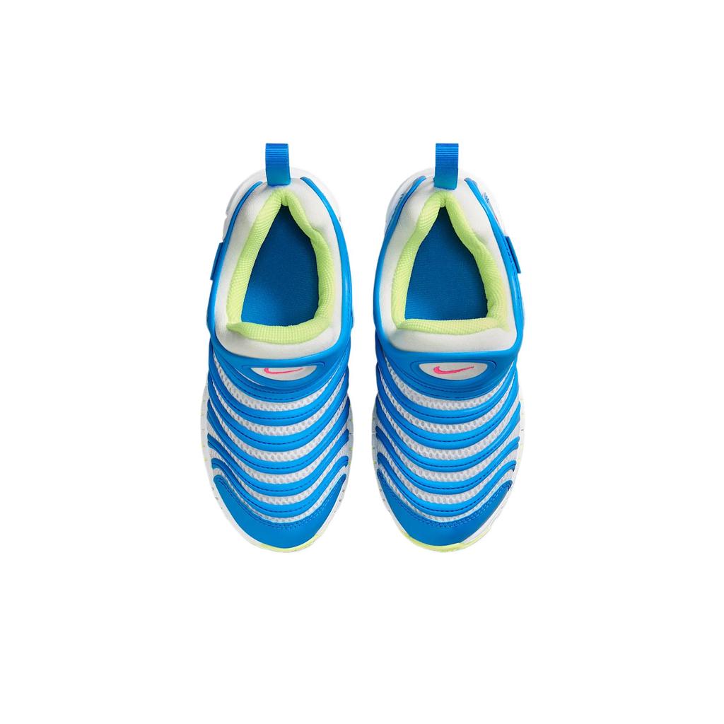 Nike Dynamo Free Fabric Sports Fashion Comfortable Fit Shock Absorption Breathable Low Top Casual Shoes Kids sneaker Blue IH0645-161