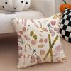 Anime Ski Resort Prop Pillow Case Anti-Dustmite Pillowcase Invisible Zipper Silky Short Plush Sofa Cushion Cover