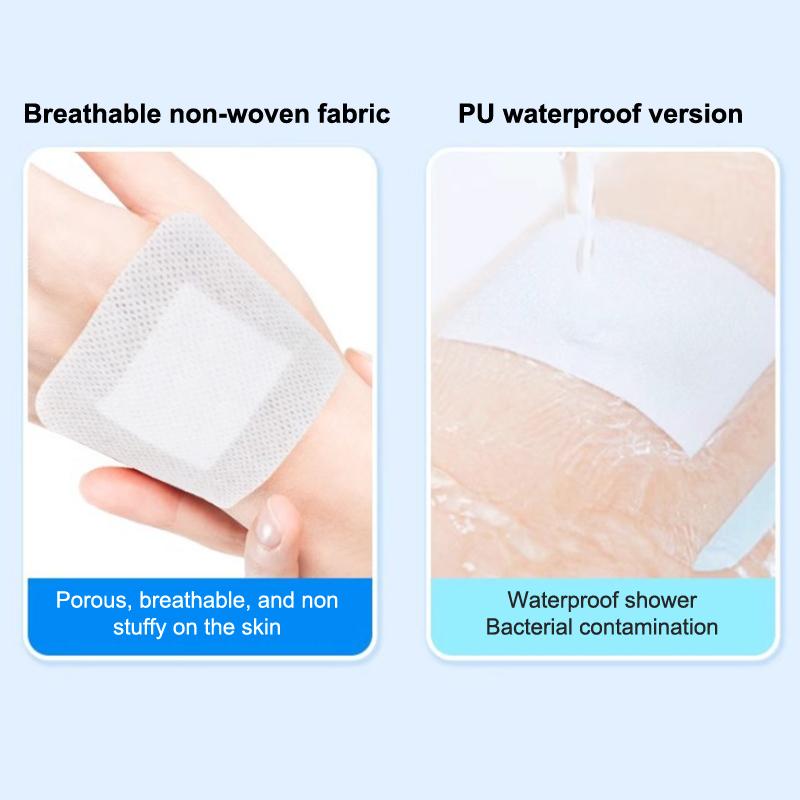 10Pcs Adhesive Dressing Wound Sterile Breathable Protective Sticker Dressing Healing Patch Wound Care Pad