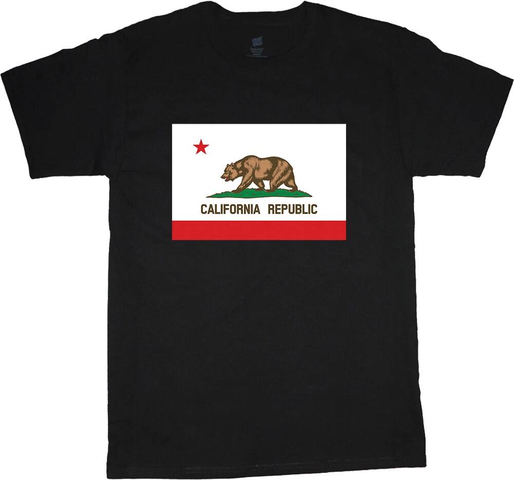 Big man shirt California flag decal tee mens plus size big and tall 5X 6X 7X 10X