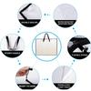 Cross Stitch Poster Storage Bag 90x58.5cm Diamond Painting Accessory Bag with Handle Zippered Storage Folder for Bulletin Boards