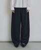 Keoseuteomeokeullagumeon Cotton-Like Semi-Balloon One-Pleat Slacks 3 Color Cowpt003