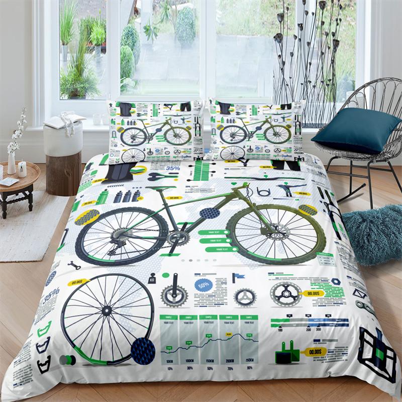 Comfortable Stylish Pattern Duvet Cover Set With Duvet Cover And Pillowcases King Queen Twin Sizes For All Ages