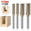 Single Double Flute Drill Bit 1/4in Shank Router Bit New Flush Trim