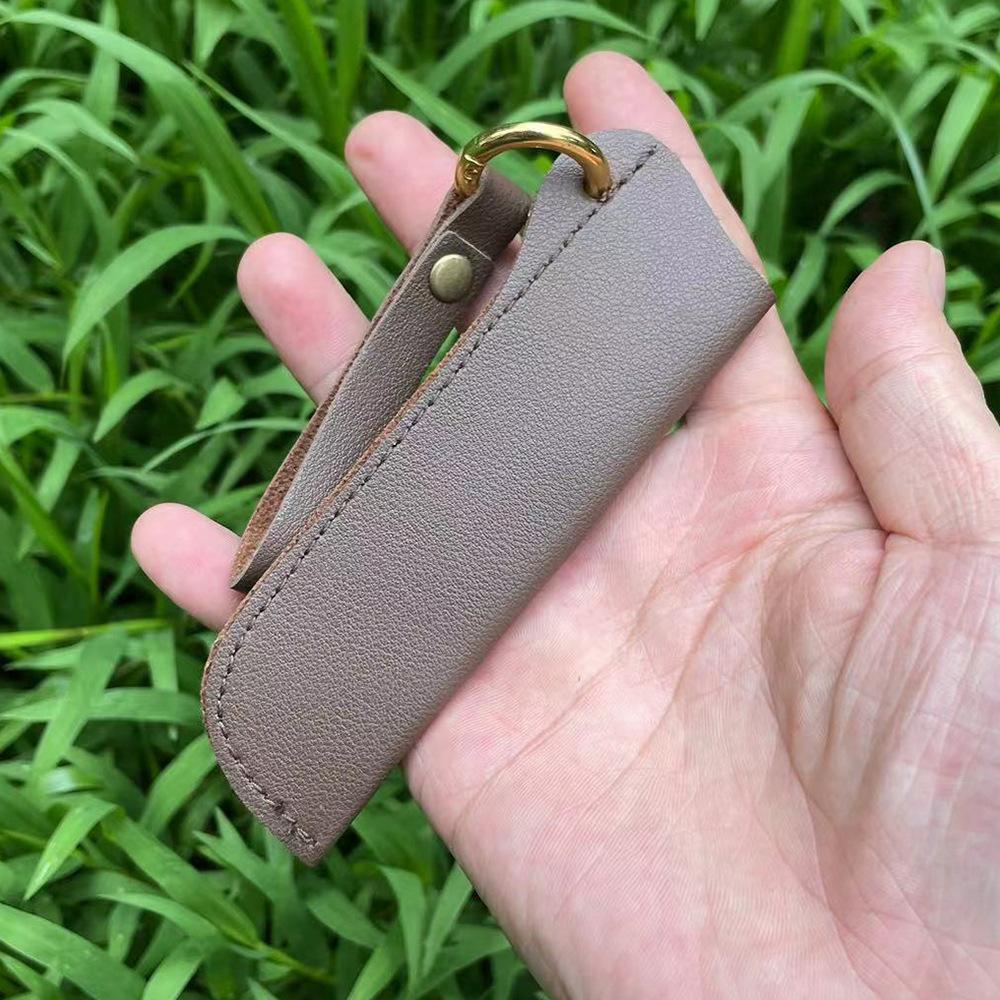 11.5CM sheath for Fixed Blade PU Leather Case Holder Pocket Knife Sleeve Holsters Leather Sheath Scabbard Diy Accessories