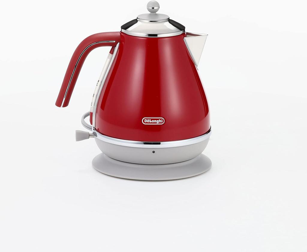 DeLonghi KBOC1200J-R [Electric Kettle Icona Capitals Tokyo Red] Japan Import