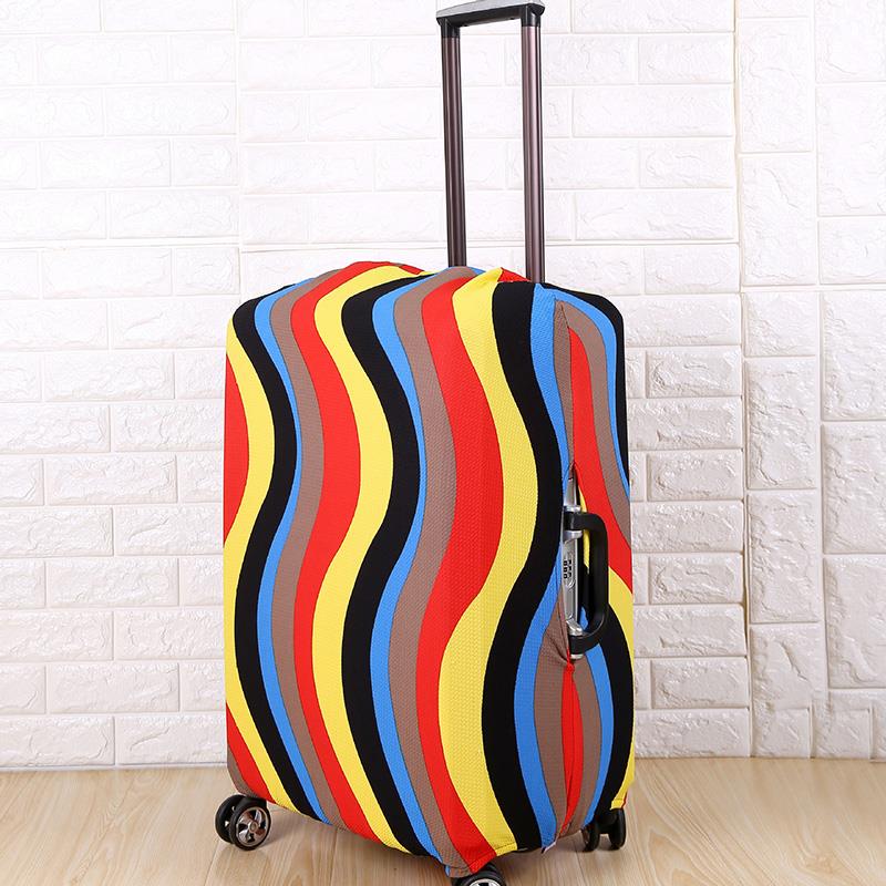 Multi Color Print Luggage Cover Suitcase Cover Protector Suitcase For 18-28 Inch Luggage Boot Prevent Scratches Travel Accessory