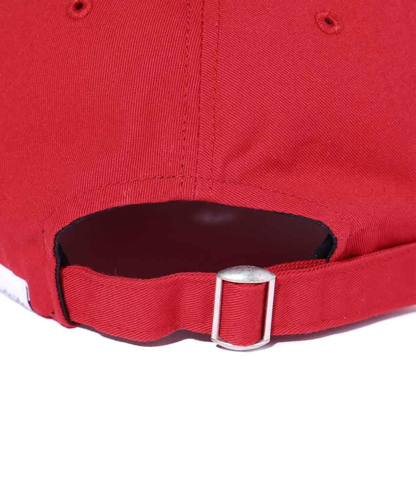SOUNDSLIFE Vintage Lettering Washing Ball Cap Red
